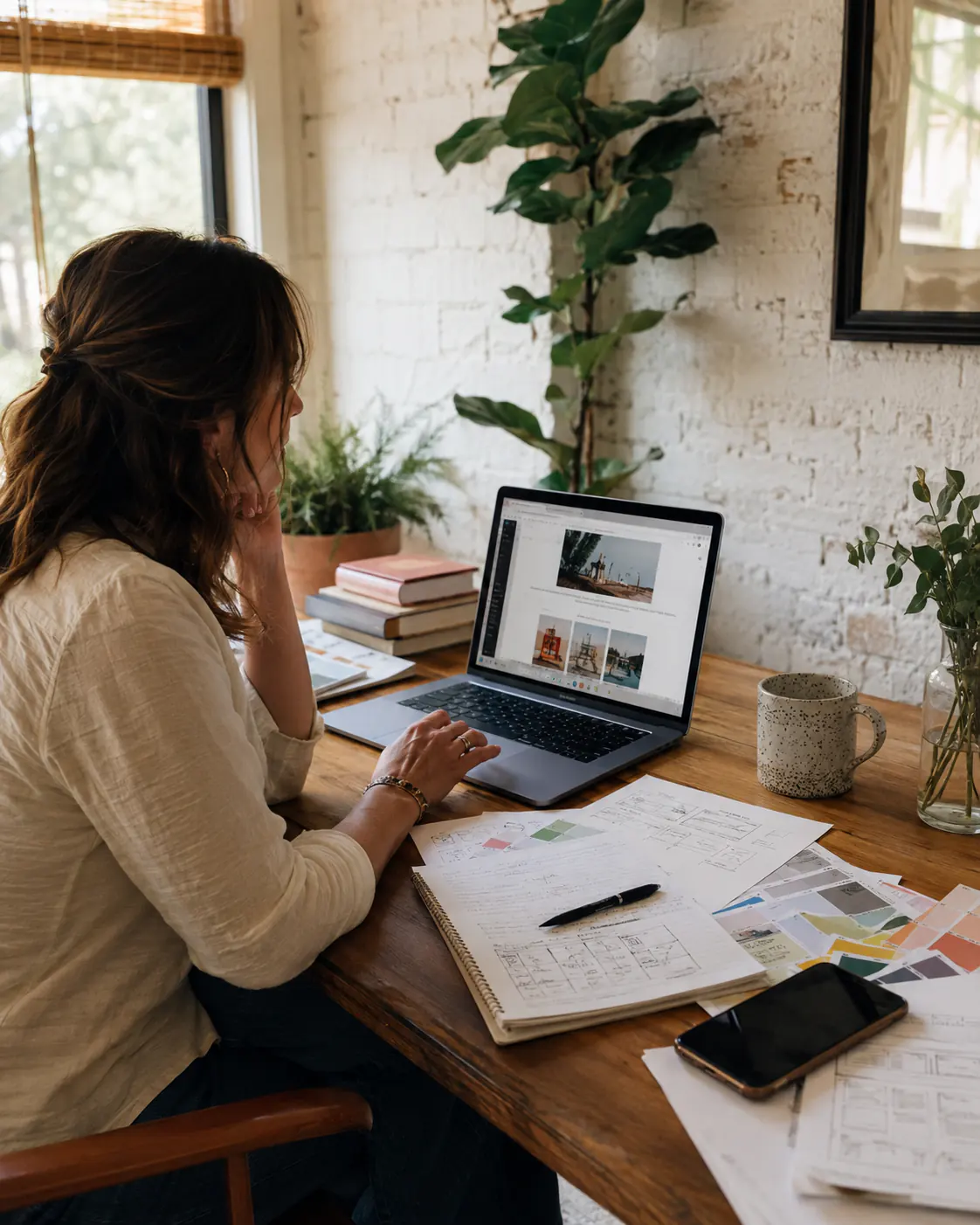 Custom web design Covington LA planning for a local Louisiana business