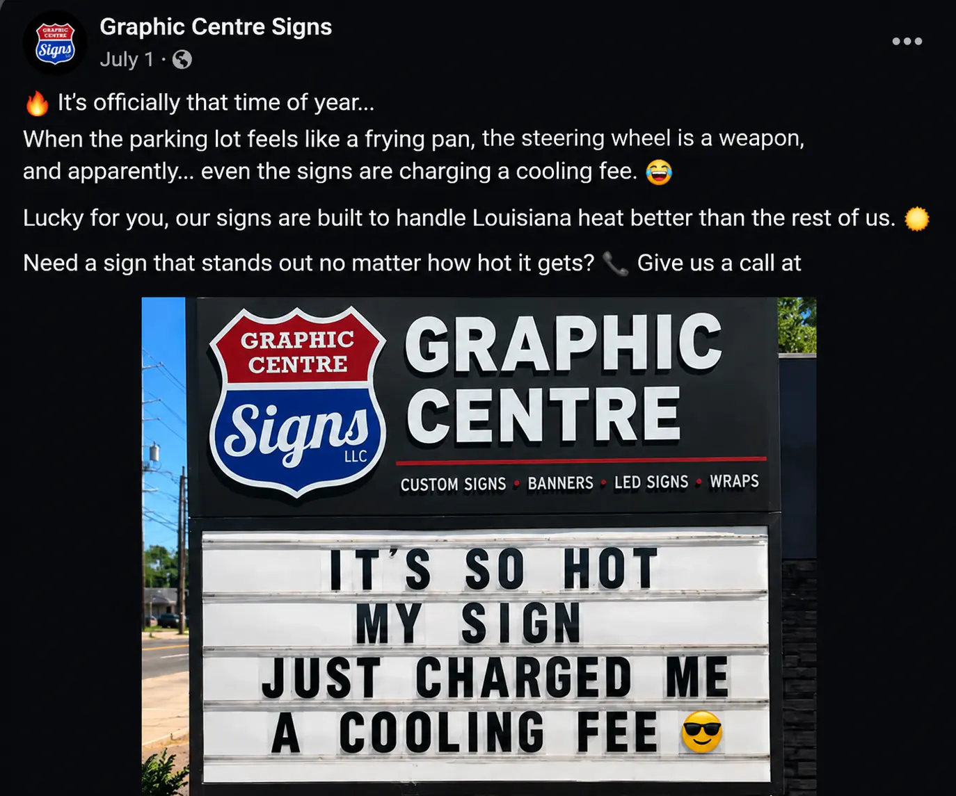 Facebook posts, branded graphics, comments, and local engagement created for Main Street Design clients