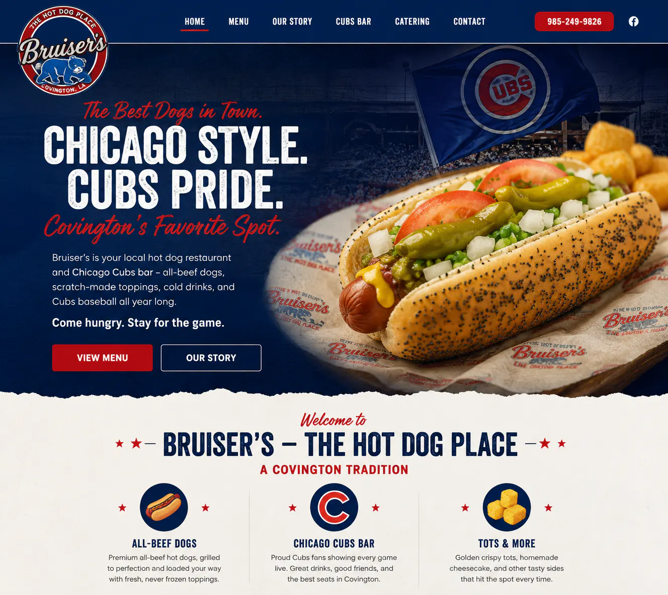Bruiser’s, Cliff Craft Furniture, and Missy’s Closet Suncatchers websites shown on desktop and mobile